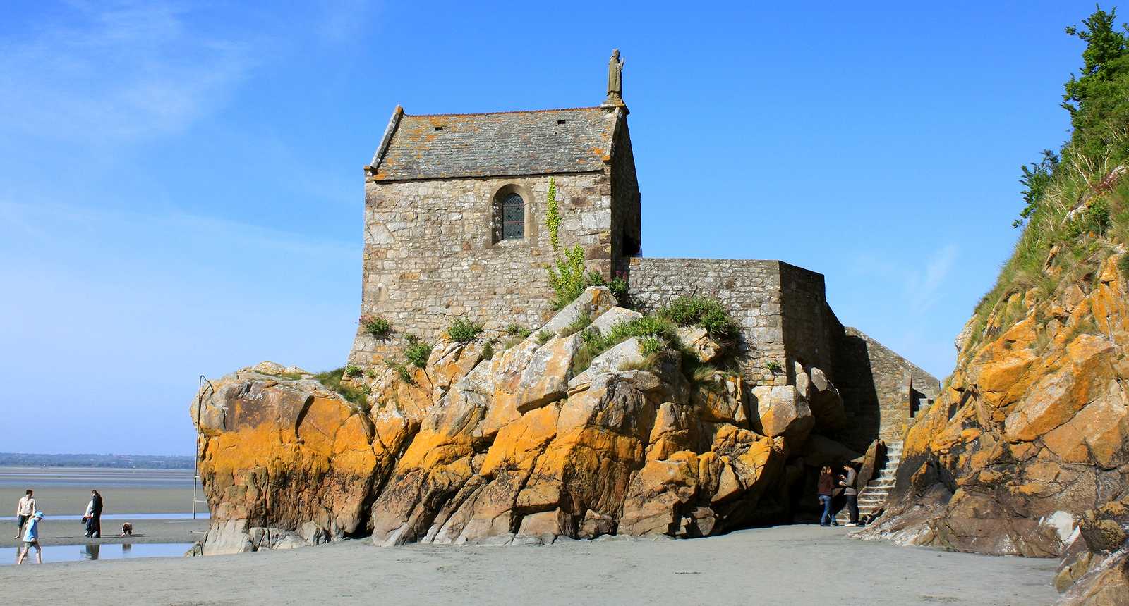 La Chapelle Saint-Aubert at Mont Saint Michel