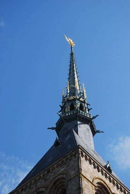 Mont Saint Michel-spire