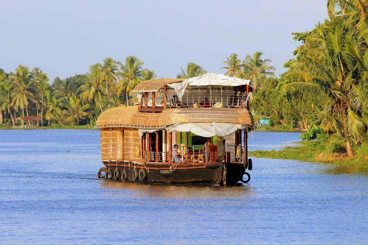 Boathouse from the outside - Kerala Travel, India