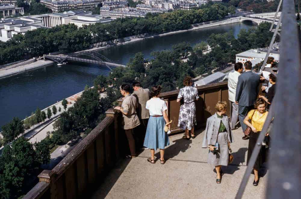 Vintage Photo Of French Tourists