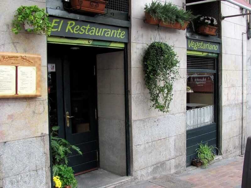 Vegetarian restaurants in Madrid - El restaurante Vegetariano, Madrid