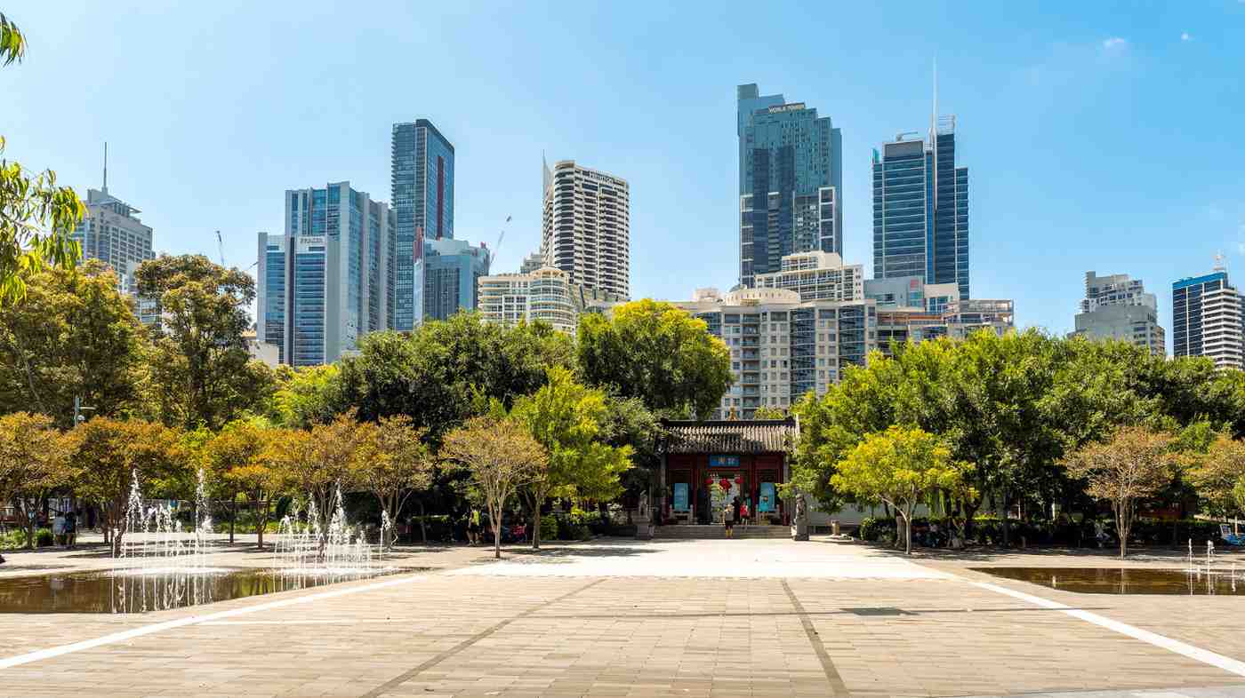 Tumbalong Park for kids in Sydney
