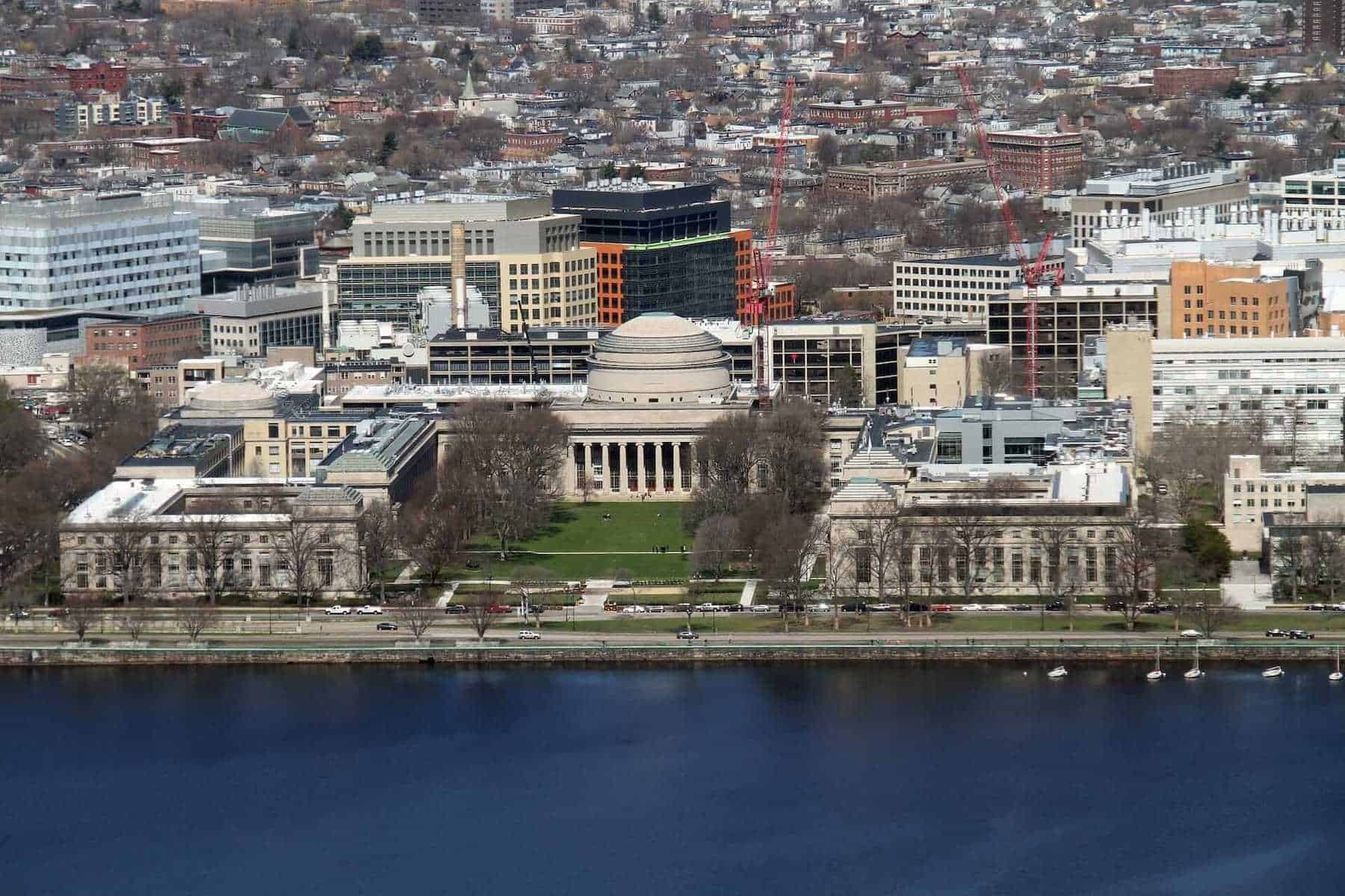 Boston aerial view from the Skywalk Observatory