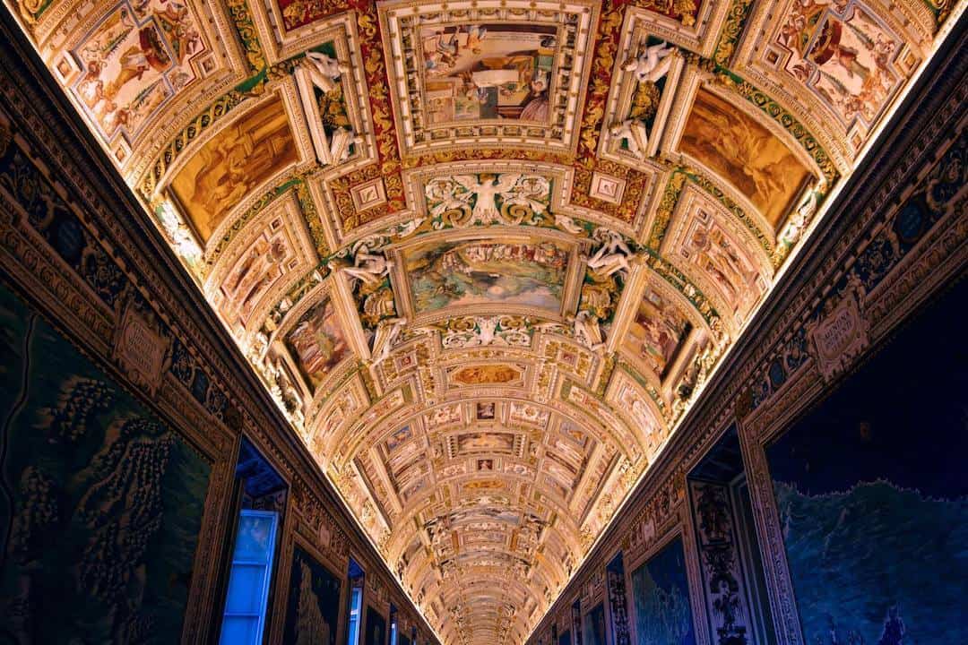 Map Gallery in The Vatican Musuems, Rome