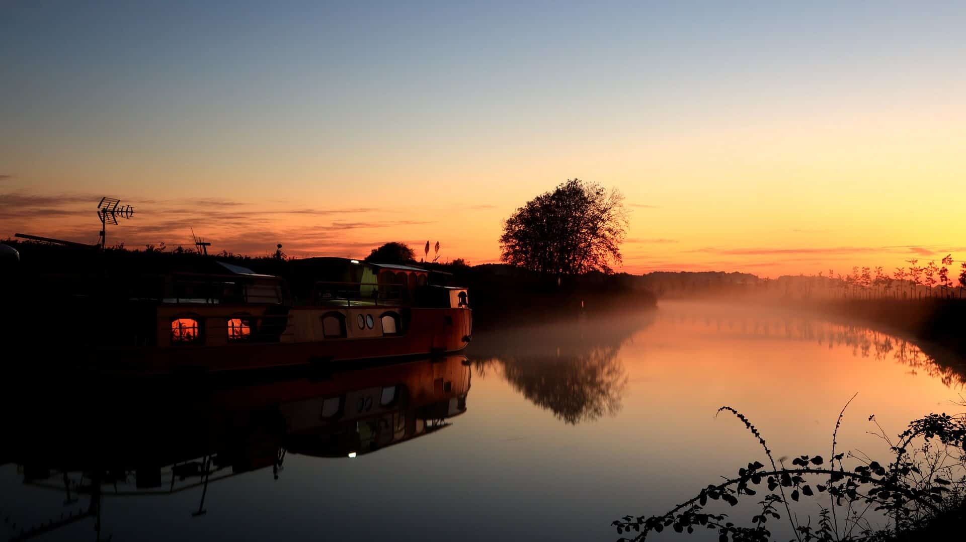 Canal du Midi, Languedoc, France