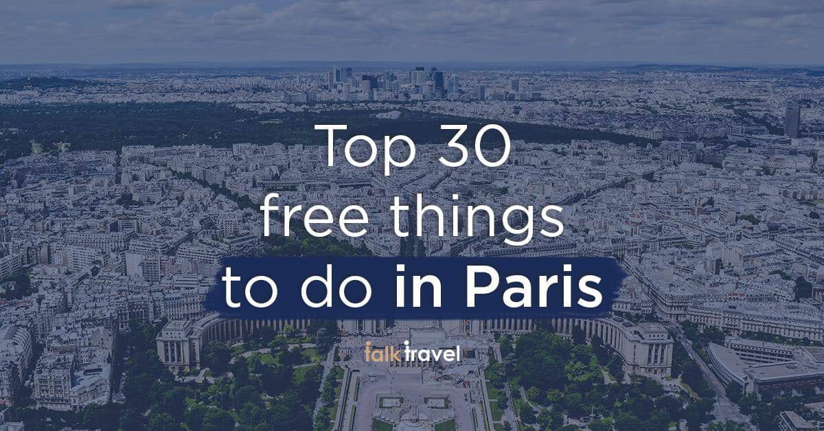 Las mejores 30 cosas gratis para hacer en París
