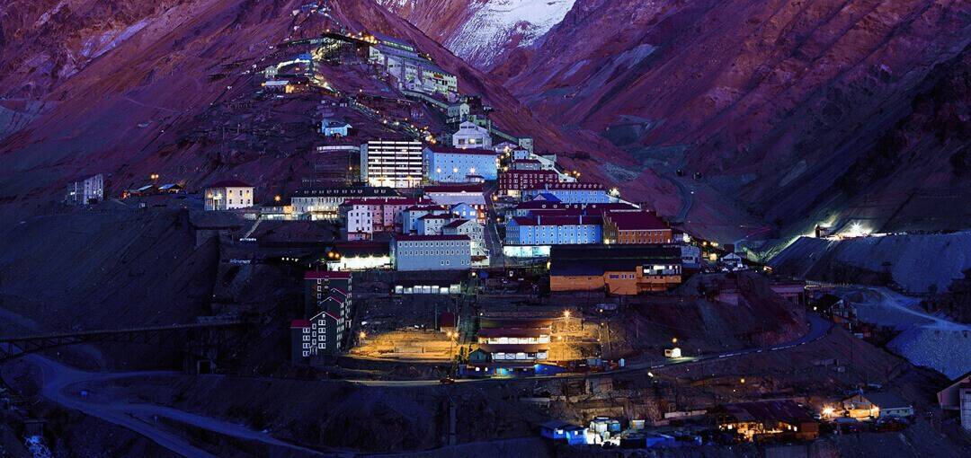 Ghost town Sewell- Unesco-declared copper mine town in Chile