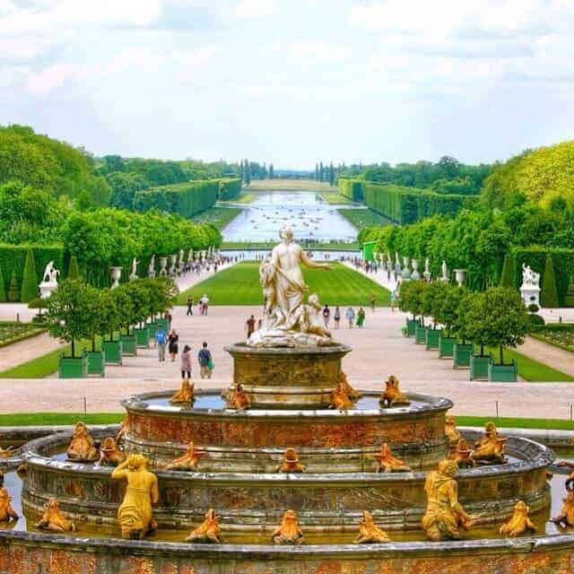 Latona Fountain overlooking Grand Canal -Chateau de Versailles