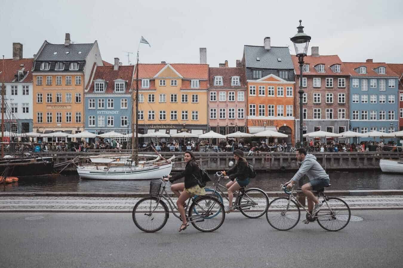Biking in Copenhagen