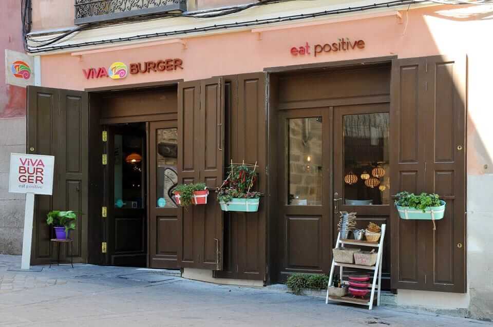 Vegetarian restaurants in Madrid- Viva Burger, Madrid